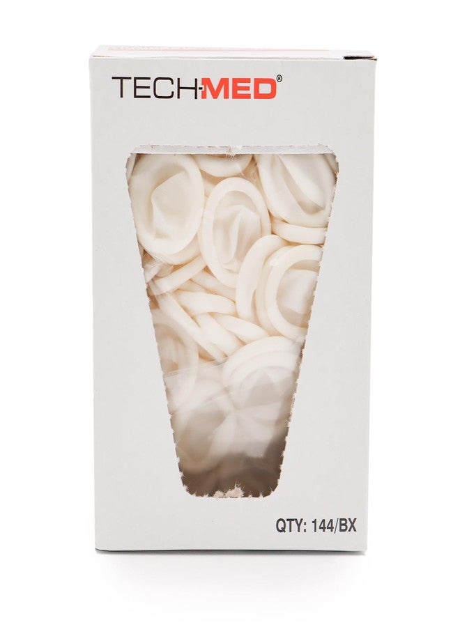 دوكال Dukal TEC 4404M Tech-Med Nitrile Finger Cot, Medium, 0.08 mm Thickness (Pack of 144) - Image 2